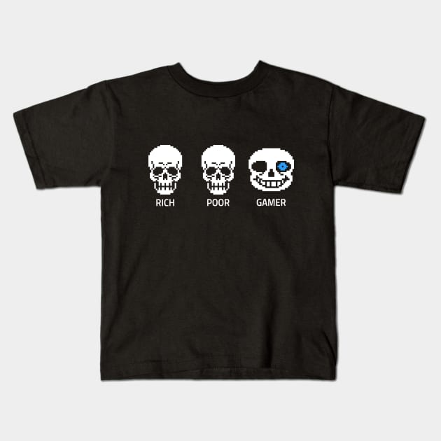 Gamer Economy Kids T-Shirt by christopper